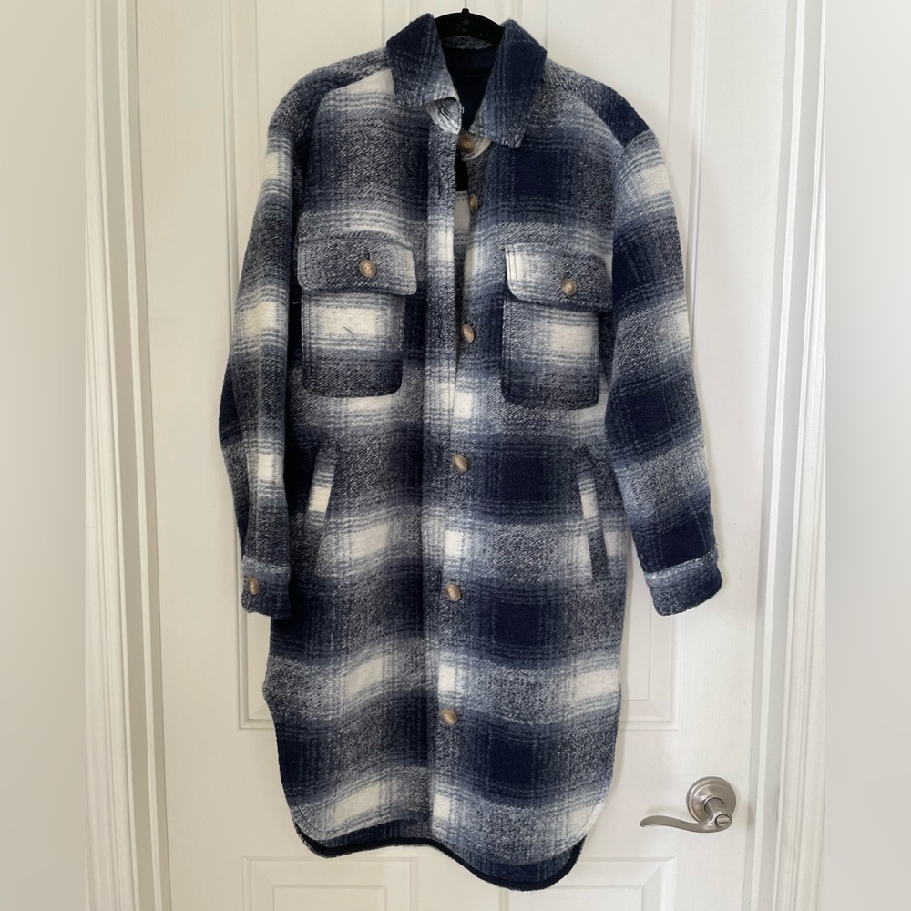 Long Flannel Shacket